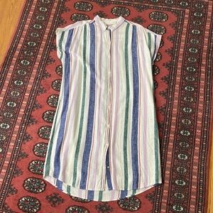 Vintage Striped Summer Shift Dress